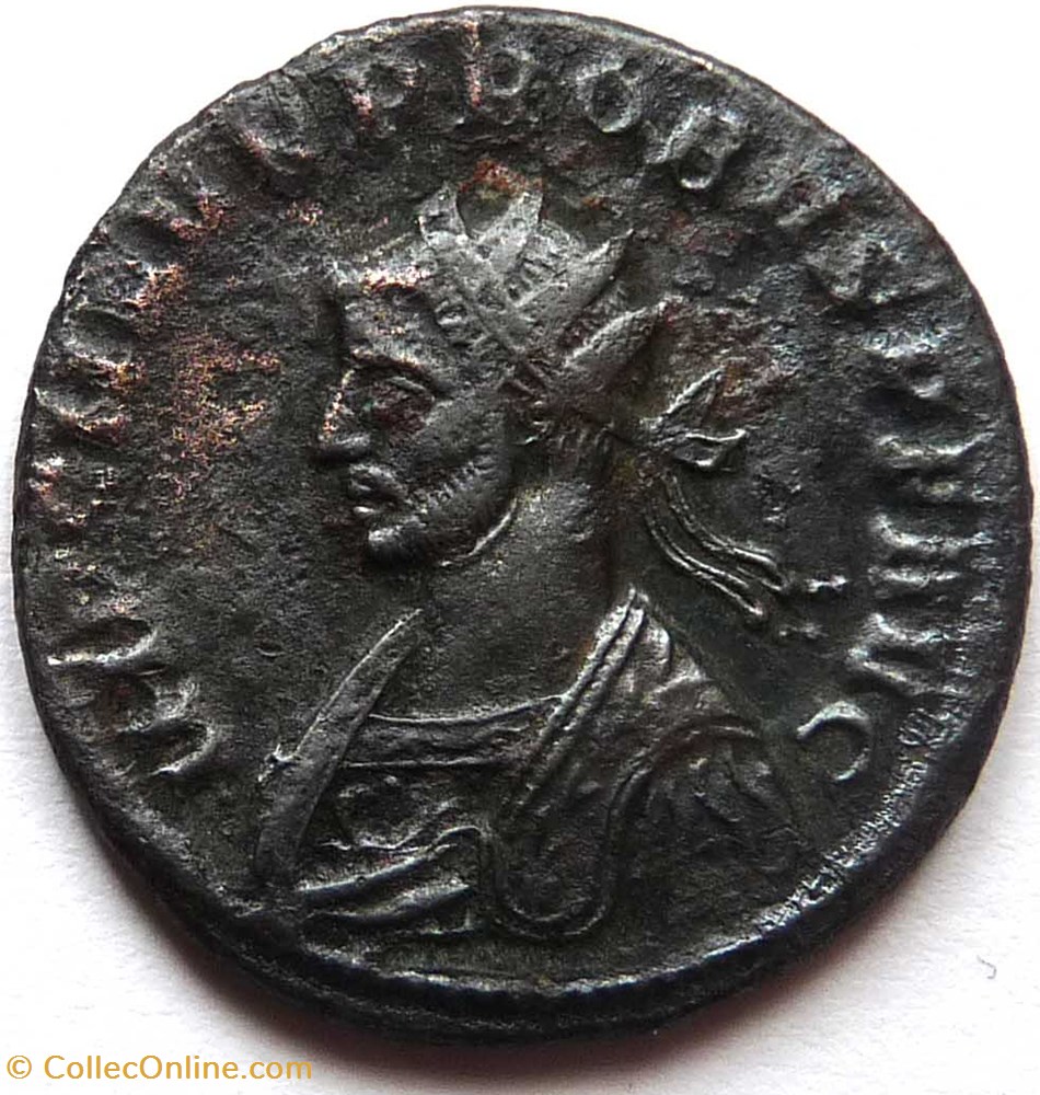 monnaie antique av jc ap romaine republicaine imperiale probus 281 serdica restitvtor orbis