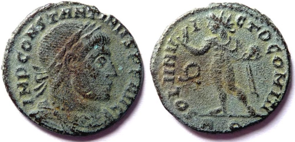 RIC 97/Constantin 1er 317-318/Rome/SOLI INVICTO COMITI monnaies antiques romaines imperiales et republicaines ric 97 constantin 1er 317 318 rome soli invicto comiti