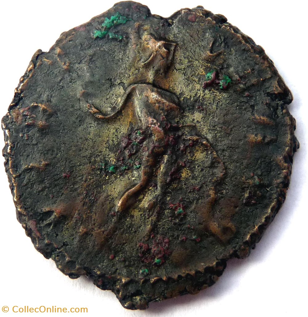 Victorin 269-271/Trèves/VIRTVS AVG monnaies antiques jc ap romaines republicaines imperiales victorin 269 271 treves virtvs avg
