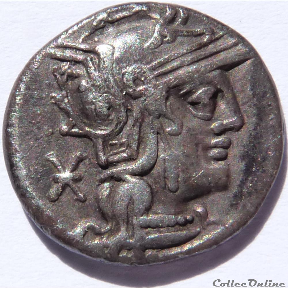 monnaie antique av jc ap romaine republicaine imperiale gens marcia 129 denier rome