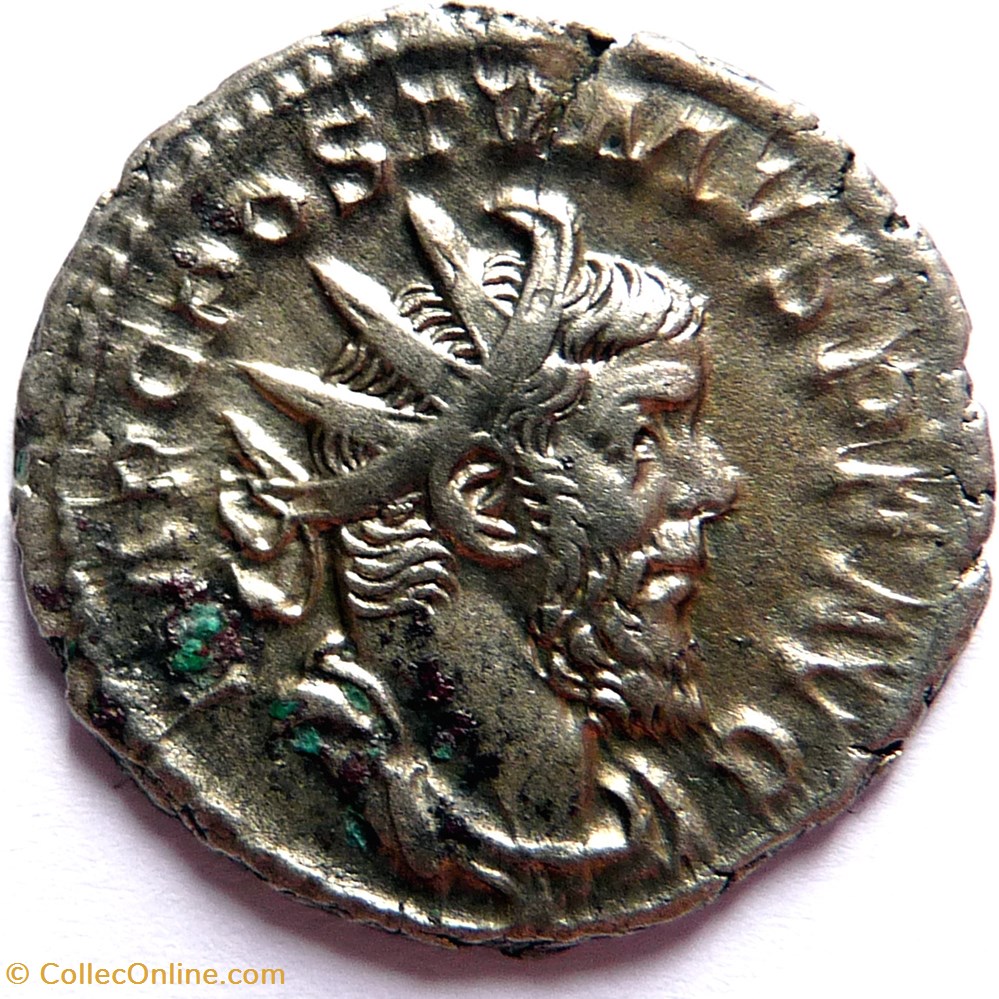 Postume 268/Cologne/VIRTVS AVG monnaies antiques romaines imperiales et republicaines postume 268 cologne virtvs avg