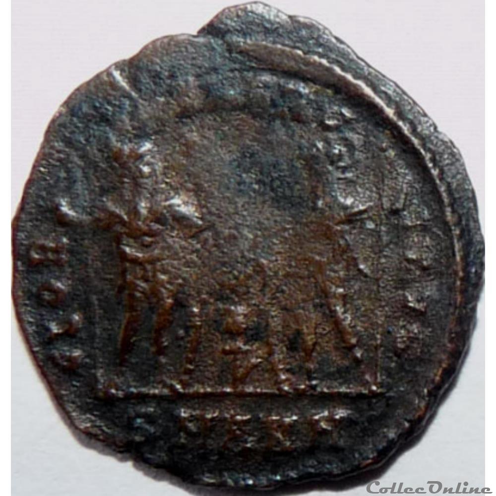 Constance II 337-341/Antioche/GLORIA EXERCITVS monnaies antiquite av jc ap romaines republicaines imperiales constance ii 337 341 antioche gloria exercitvs