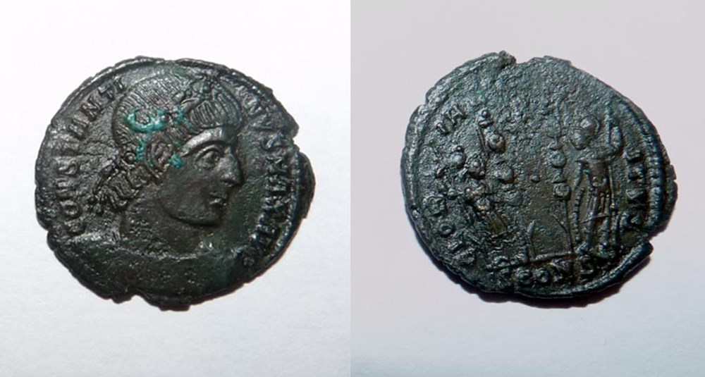 monnaies antiques romaines imperiales et republicaines gloria exercitvs 334 335 arles