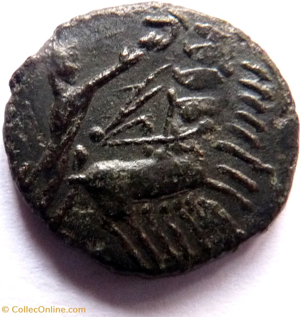 Constantin divus 337-340/Atelier indéterminé/Quadrige monnaies antiques romaines republicaines imperiales constantin divus 337 340 atelier indetermine quadrige