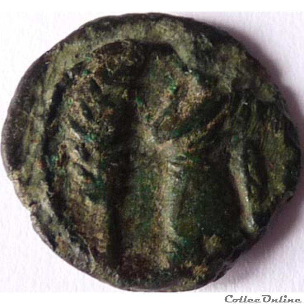 Bronze au Demos 1er s av JC monnaie antique ap gauloise bronze au demos 1er s av jc