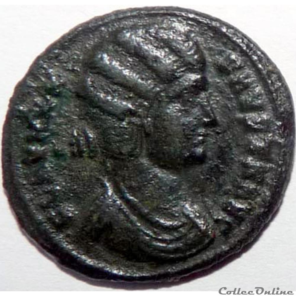 monnaies antiques romaines republicaines imperiales fausta 325 326 cyzique spes reipvblicae