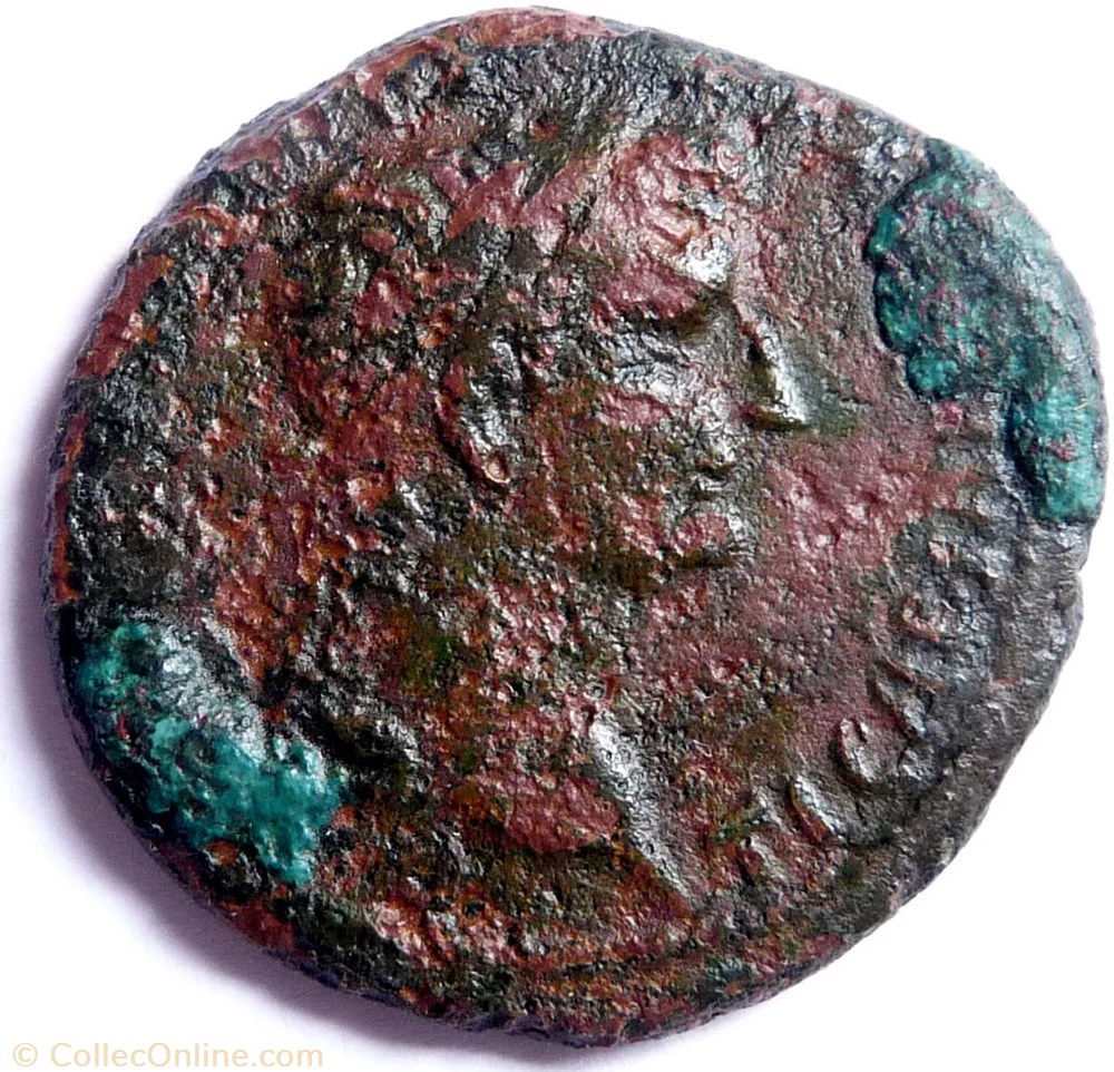 Tibère 14-37/As/Autel de Lyon monnaie antique av jc ap romaine tibere 14 37 as autel de lyon