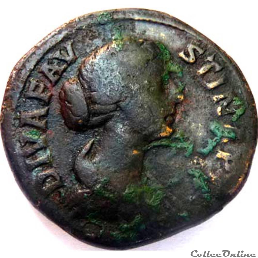 Faustine la Jeune 176-180/Sesterce/Rome/RIC III 1715 monnaie antique romaine faustine la jeune 176 180 sesterce rome ric iii 1715