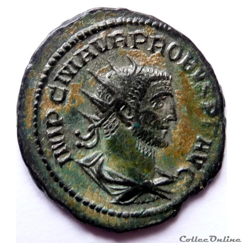 Probus 280/Antioche/CLEMENTIA TEMP monnaie antique av jc ap romaine probus 280 antioche clementia temp