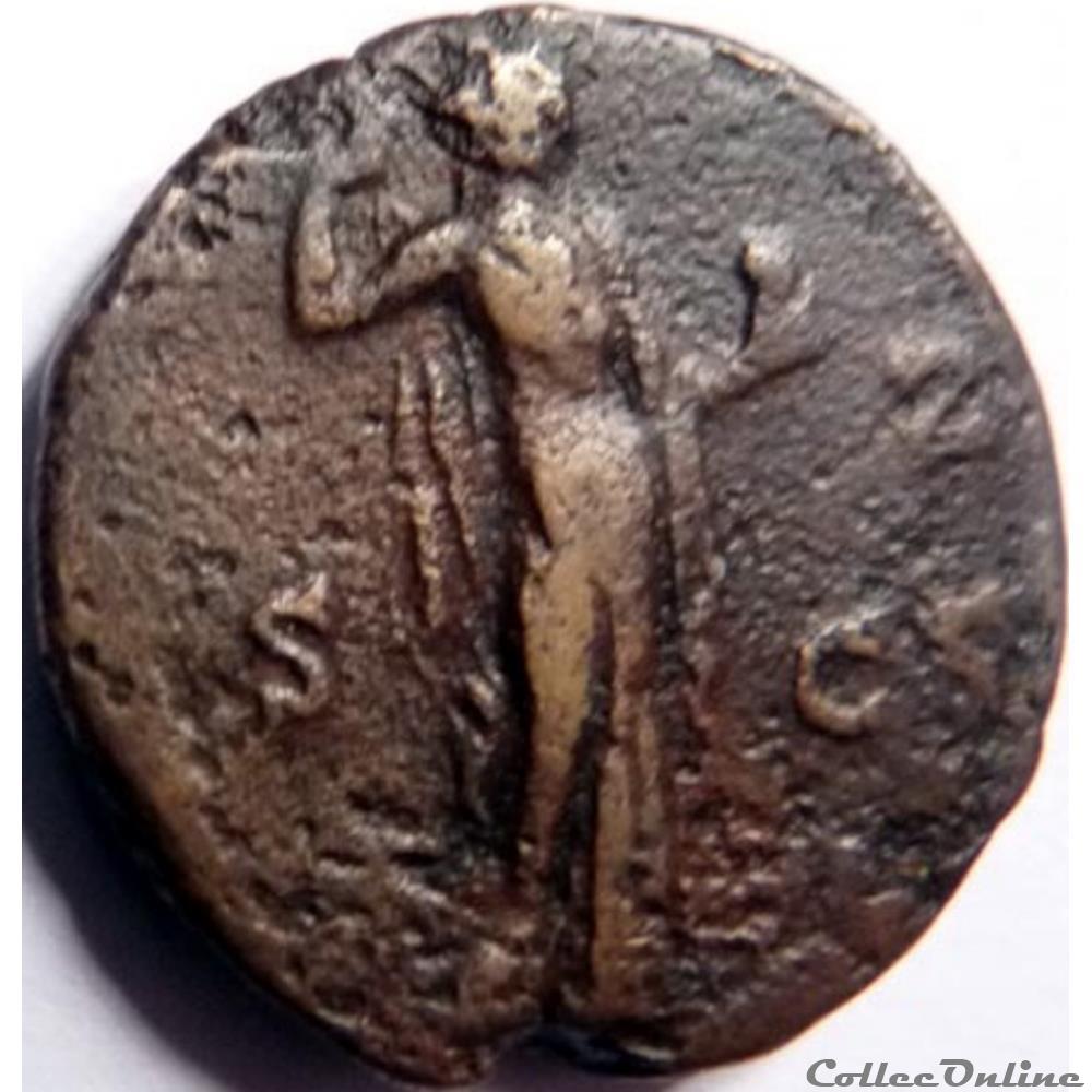 Faustine la Jeune 147-150/As/Rome/RIC III 1410a monnaies antiques romaines republicaines imperiales faustine la jeune 147 150 as rome ric iii 1410a