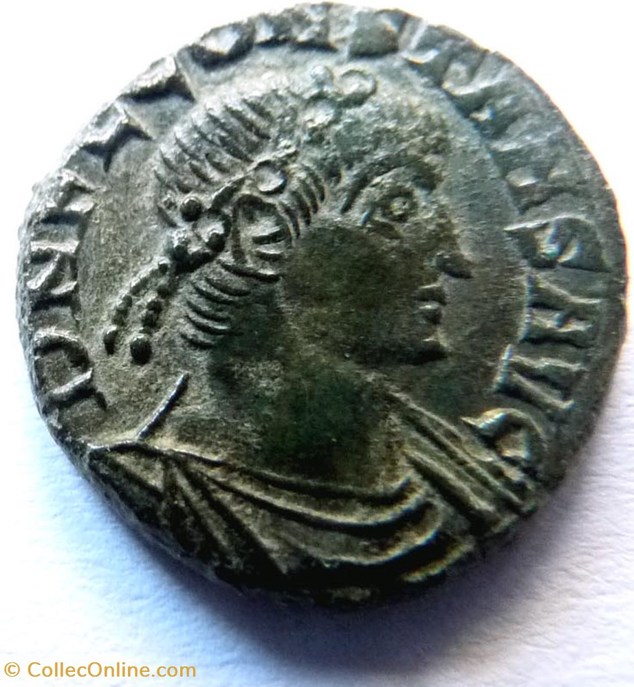 monnaies antiquite jc ap romaines republicaines imperiales constans 341 348 rome victoriae dd avgg q nn