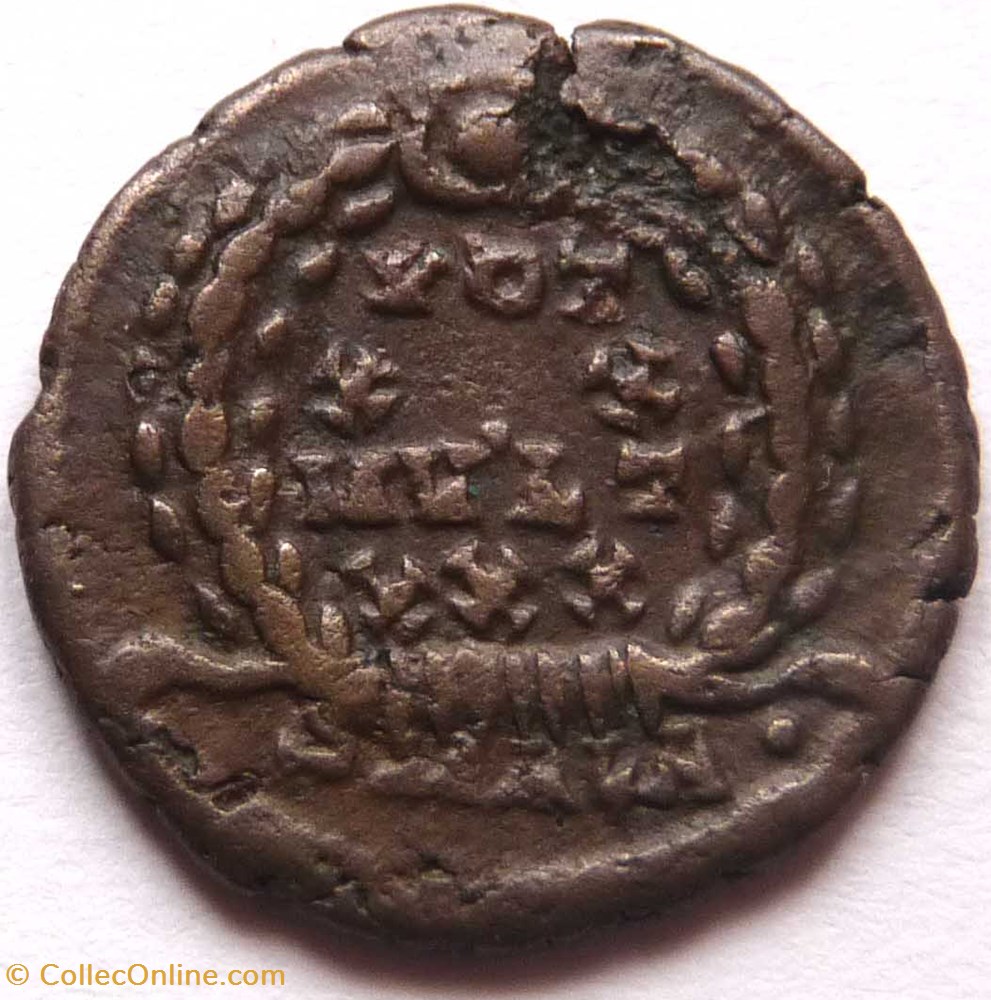 monnaie antique av jc ap romaine republicaine imperiale constance ii 347 348 alexandrie vot xx mvlt xxx