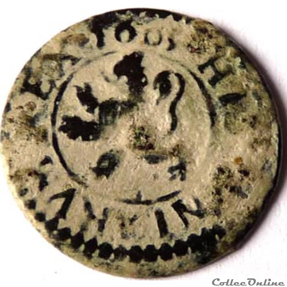 Philippe III d'Espagne 1598-1621/Ségovie 1605/2 maravedis monnaie philippe iii espagne 1598 1621 segovie 1605 2 maravedis