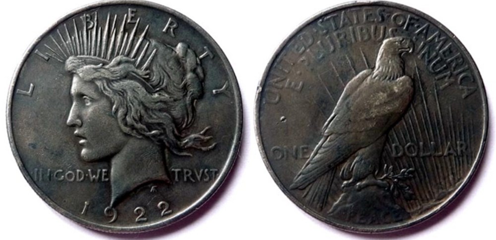 Dollar US 1922 monnaies monde dollar us 1922