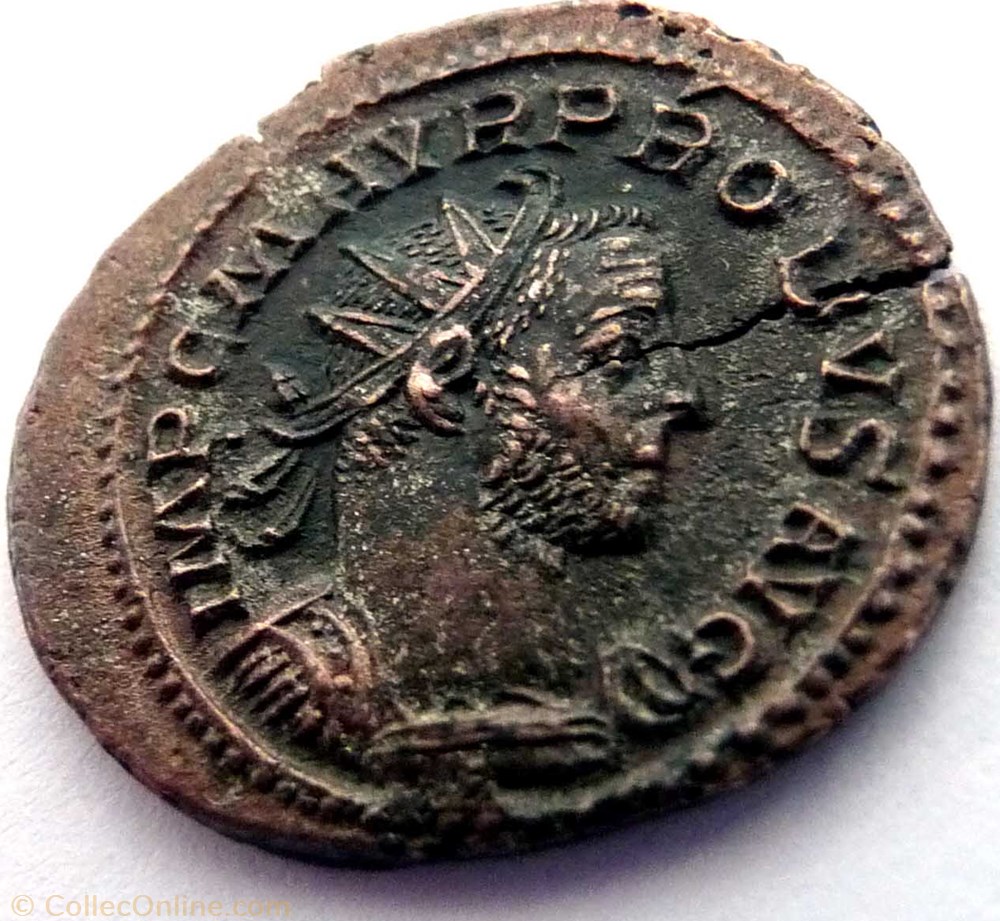 Probus 276/Lyon/LAETITIA AVGVSTI monnaie antique jc ap romaine probus 276 lyon laetitia avgvsti