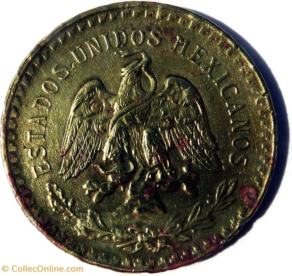 monnaies monde faux 50 pesos mexicains