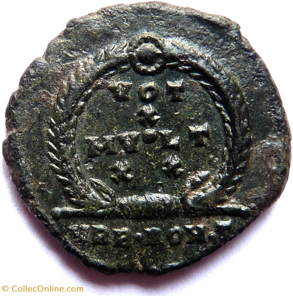 Julien II 361-363/Rome/VOT X MVLT XX monnaies antiques a romaines republicaines imperiales julien ii 361 363 rome vot x mvlt xx