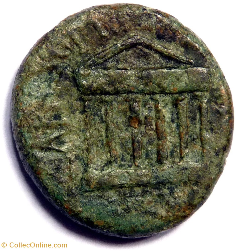 Monnaie de Corinthe sous Tibère 32-33. monnaies antiques romaines provinciales monnaie de corinthe sous tibere 32 33