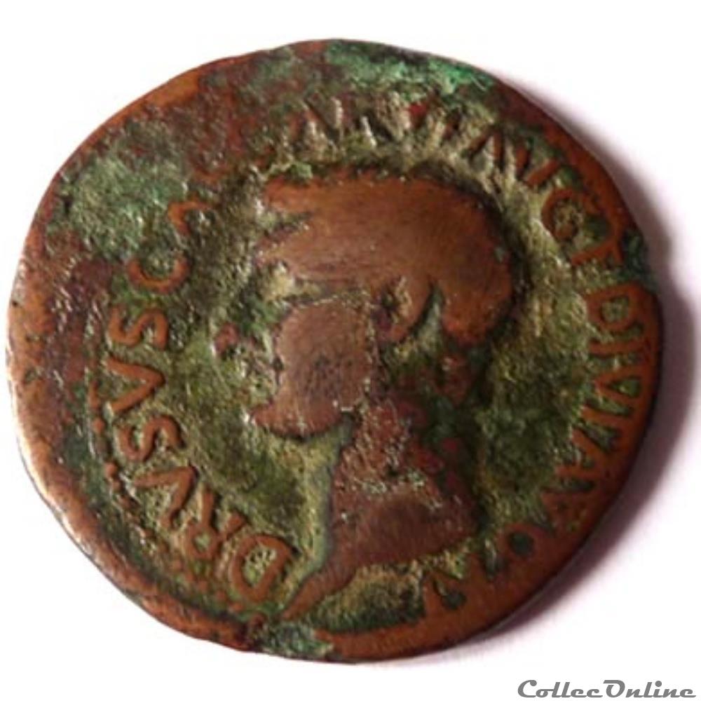 Drusus 21-22/As/SC monnaie antique av jc ap romaine drusus 21 22 as sc