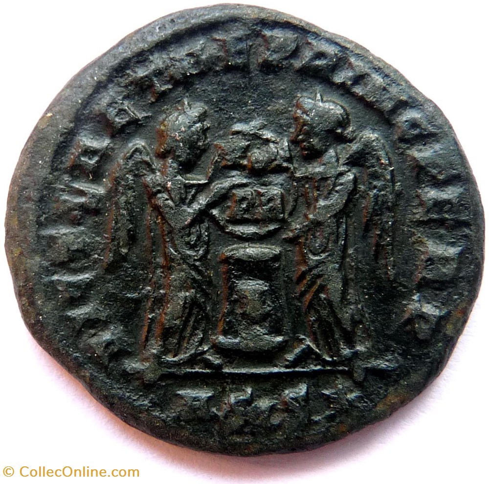 Crispus 319-320/Siscia/VICT• LAETAE PRINC PERP monnaies antiques romaines imperiales republicaines crispus 319 320 siscia vict laetae princ perp