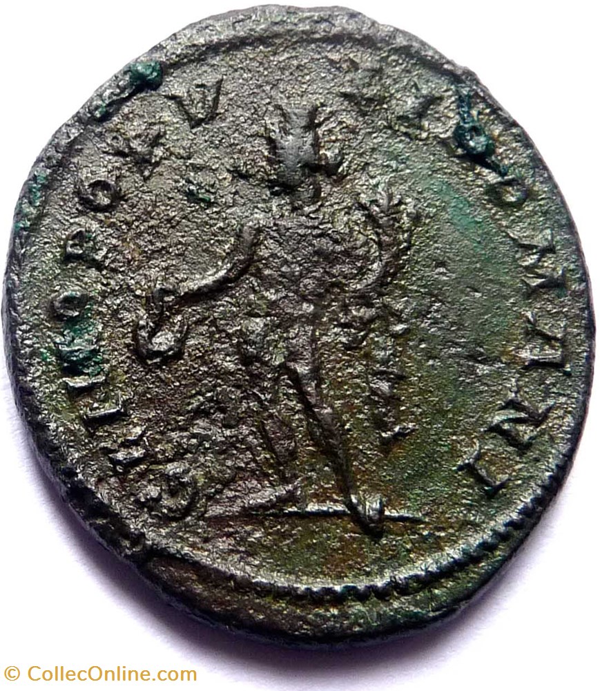 monnaies antiquite av jc ap romaines republicaines imperiales constance chlore 300 305 londres genio popvli romani