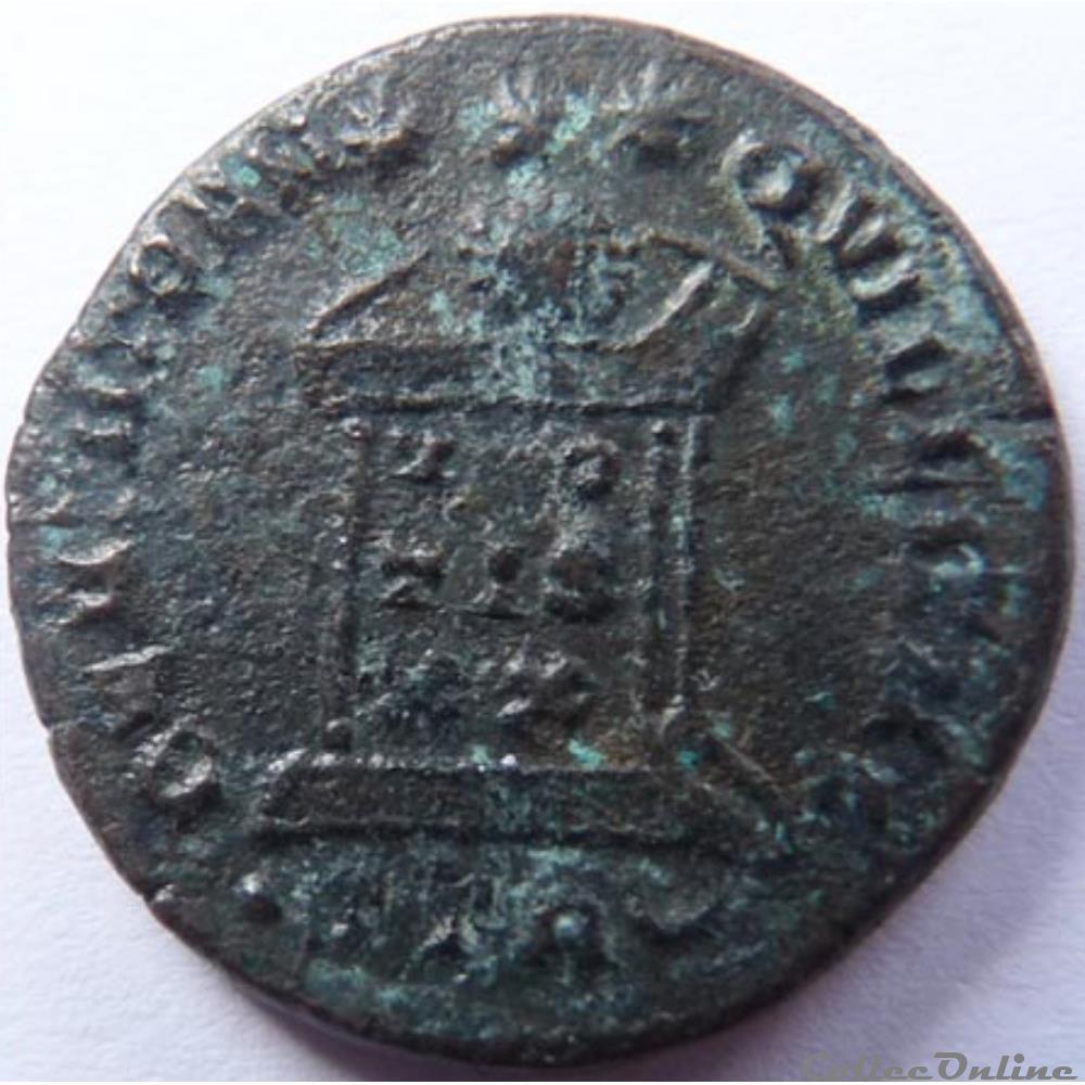 Crispus 323/Trèves/BEATA TRANQVILLITAS monnaie antique av jc ap romaine crispus 323 treves beata tranqvillitas