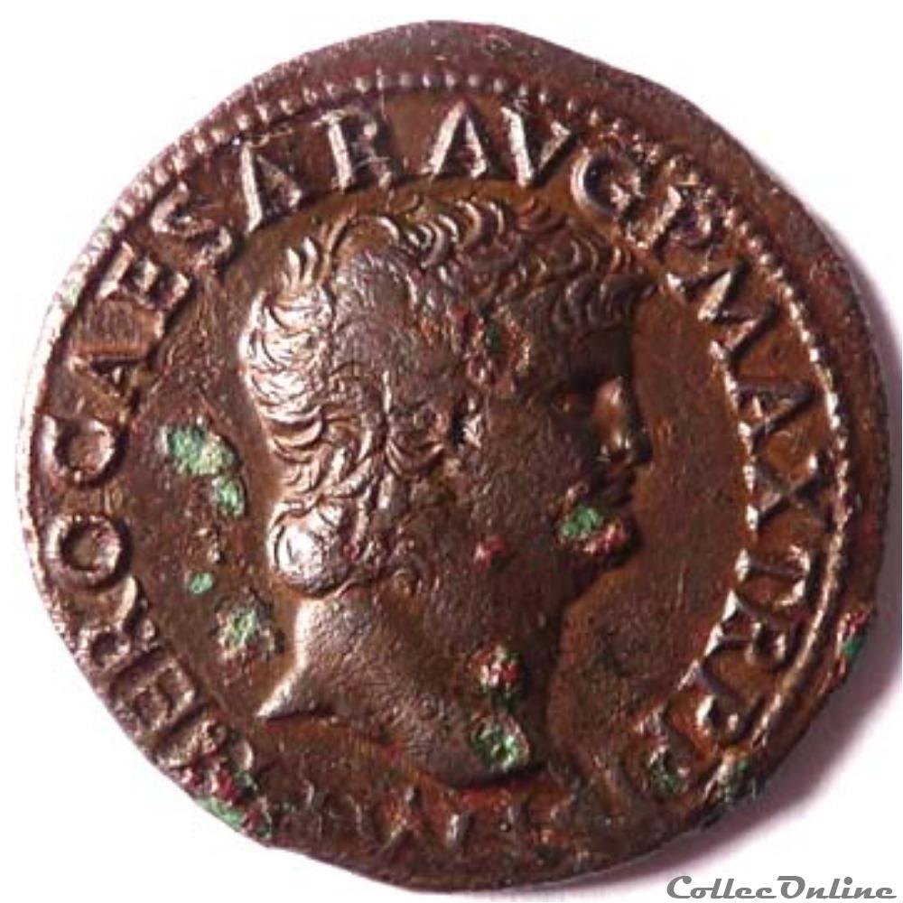 Néron 54-68/As/Victoire monnaie antique av jc ap romaine neron 54 68 as victoire