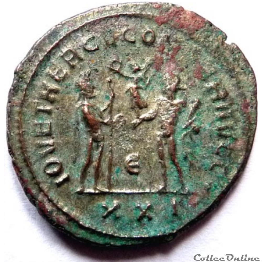 monnaies antiques romaines imperiales republicaines maximien hercule 285 295 antioche iov et hercv conser avgg