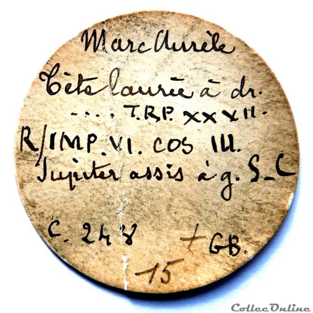 monnaie antique romaine marc aurele 172 173 sesterce rome ric iii 1064