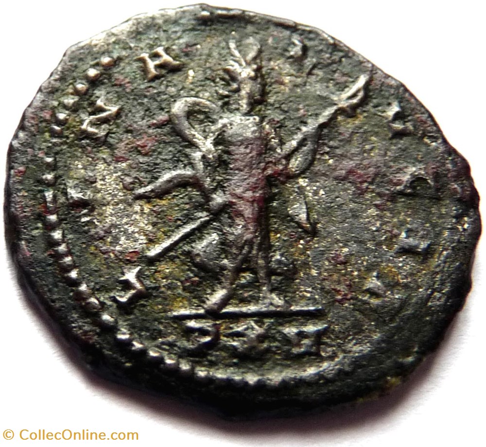 monnaie antique av jc ap romaine republicaine imperiale gallien 267 antioche lvna lvcif