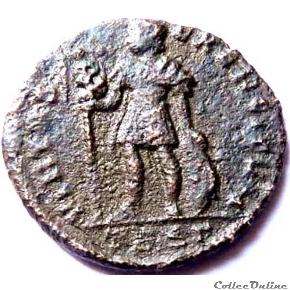 monnaies antiques romaines republicaines imperiales vetranio 350 thessalonique virtvs exercitvm
