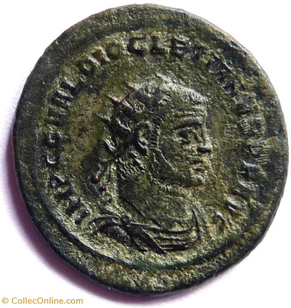 monnaies antiques romaines imperiales republicaines diocletien 293 295 antioche concordia militvm