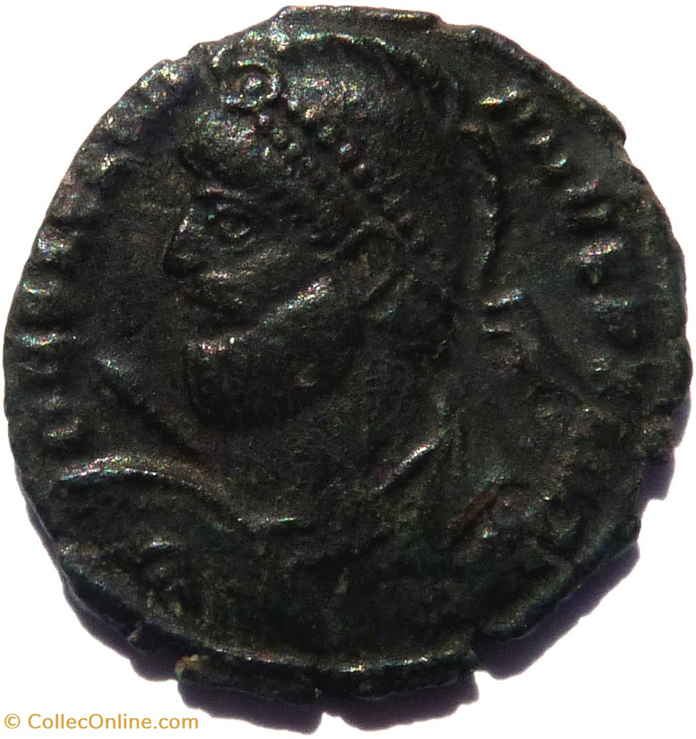 Julien II 361-363/Thessalonique/VOT X MVLT XX monnaies antiques av jc ap romaines republicaines imperiales julien ii 361 363 thessalonique vot x mvlt xx