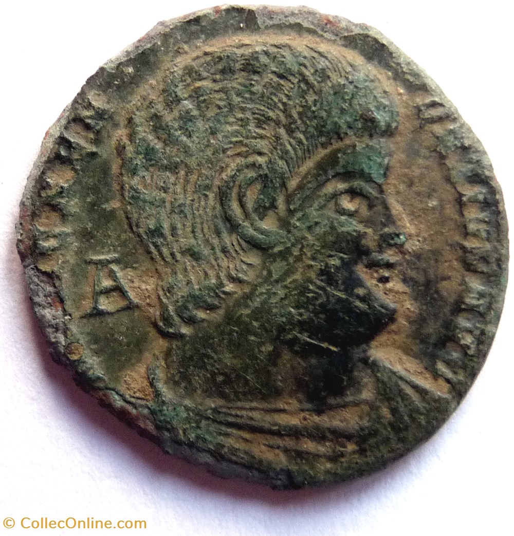 Magnence 350-351/Trèves GLORIA ROMANORVM monnaies antiques romaines imperiales et republicaines magnence 350 351 treves gloria romanorvm