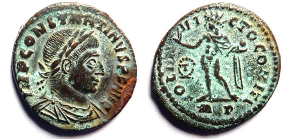 RIC 136/Constantin 1er 318/Rome/SOLI INVICTO COMITI monnaies antiques romaines imperiales et republicaines ric 136 constantin 1er 318 rome soli invicto comiti