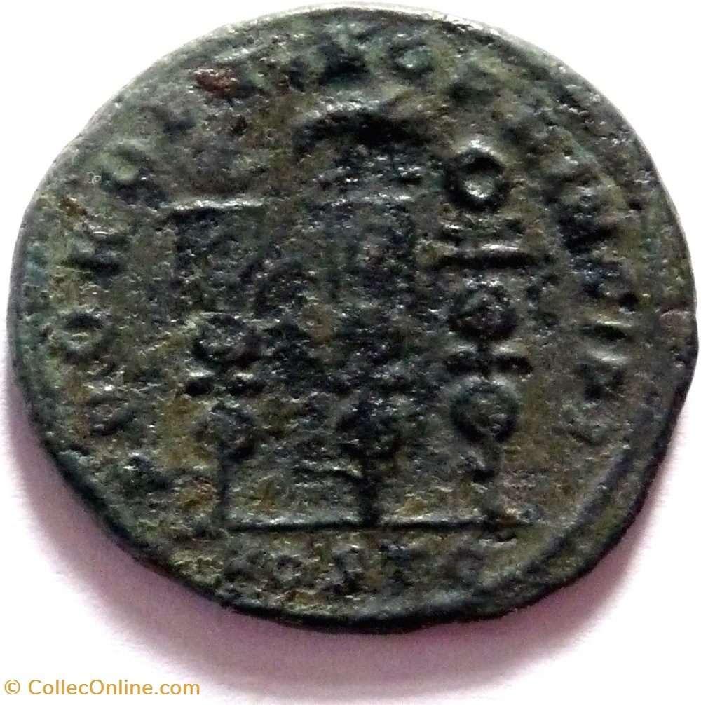 Licinius 1er 312-313/Ostie/SPQR OPTIMO PRINCIPI monnaies antiques a romaines imperiales et republicaines licinius 1er 312 313 ostie spqr optimo principi