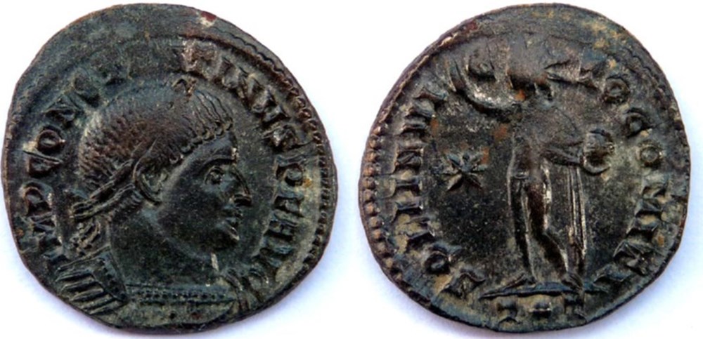 RIC 21/Constantin 1er 314-315/Ticinvm/SOLI INVICTO COMITI monnaies antiques romaines imperiales et republicaines ric 21 constantin 1er 314 315 ticinvm soli invicto comiti