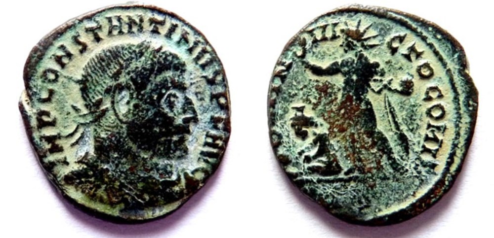 monnaies antiques romaines imperiales et republicaines ric 52 constantin 1er 316 317 rome soli invicto comiti