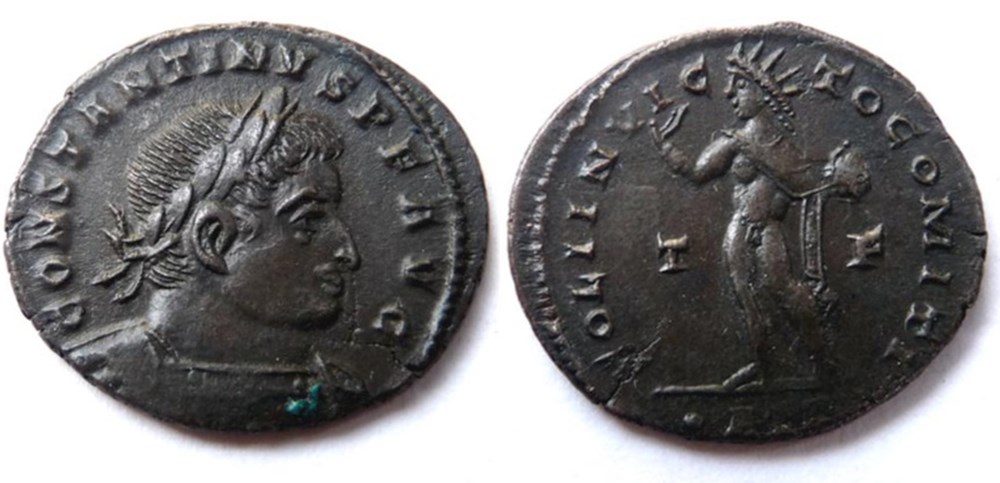 RIC 135/Constantin 1er 317/Trèves/SOLI INVICTO COMITI monnaies antiques romaines imperiales et republicaines ric 135 constantin 1er 317 treves soli invicto comiti