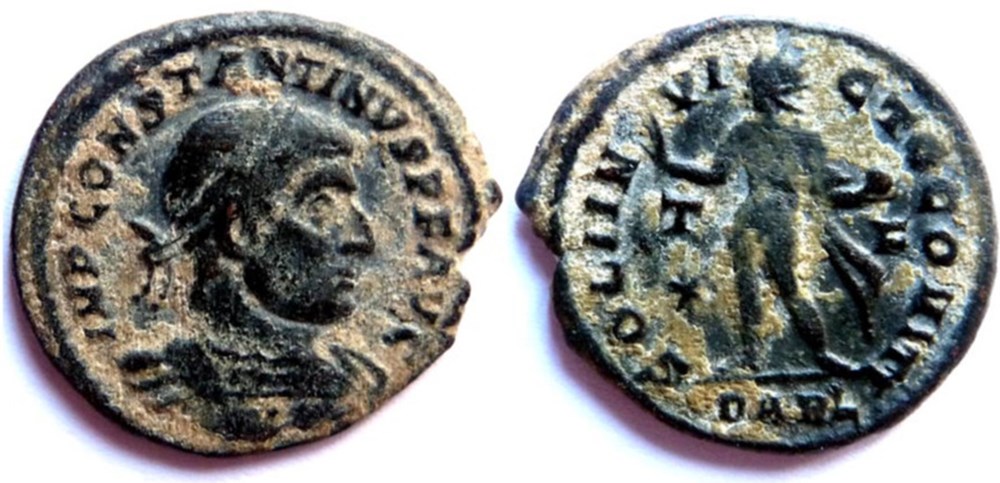 RIC 81 var/Constantin 1er 315-316/Arles/SOLI INVICTO COMITI monnaies antiques romaines imperiales et republicaines ric 81 var constantin 1er 315 316 arles soli invicto comiti