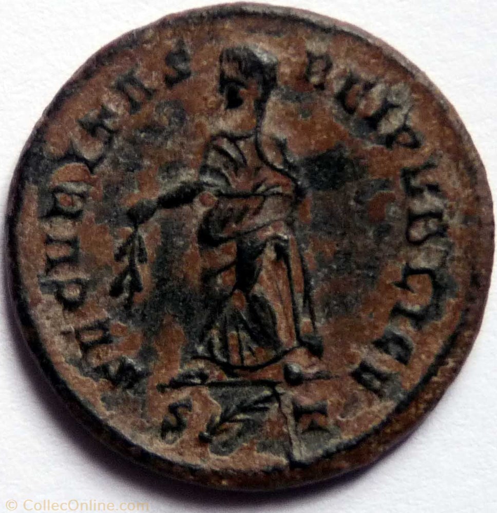 Hélène 326-327/Ticinum/SECVRITAS REIPVBLICE monnaies antiques romaines imperiales et republicaines helene 326 327 ticinum secvritas reipvblice
