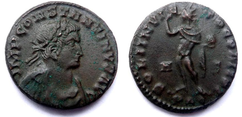 RIC 52 var/Constantin 1er 316-317/Lyon/SOLI INVICTO COMITI monnaies antiques romaines imperiales et republicaines ric 52 var constantin 1er 316 317 lyon soli invicto comiti