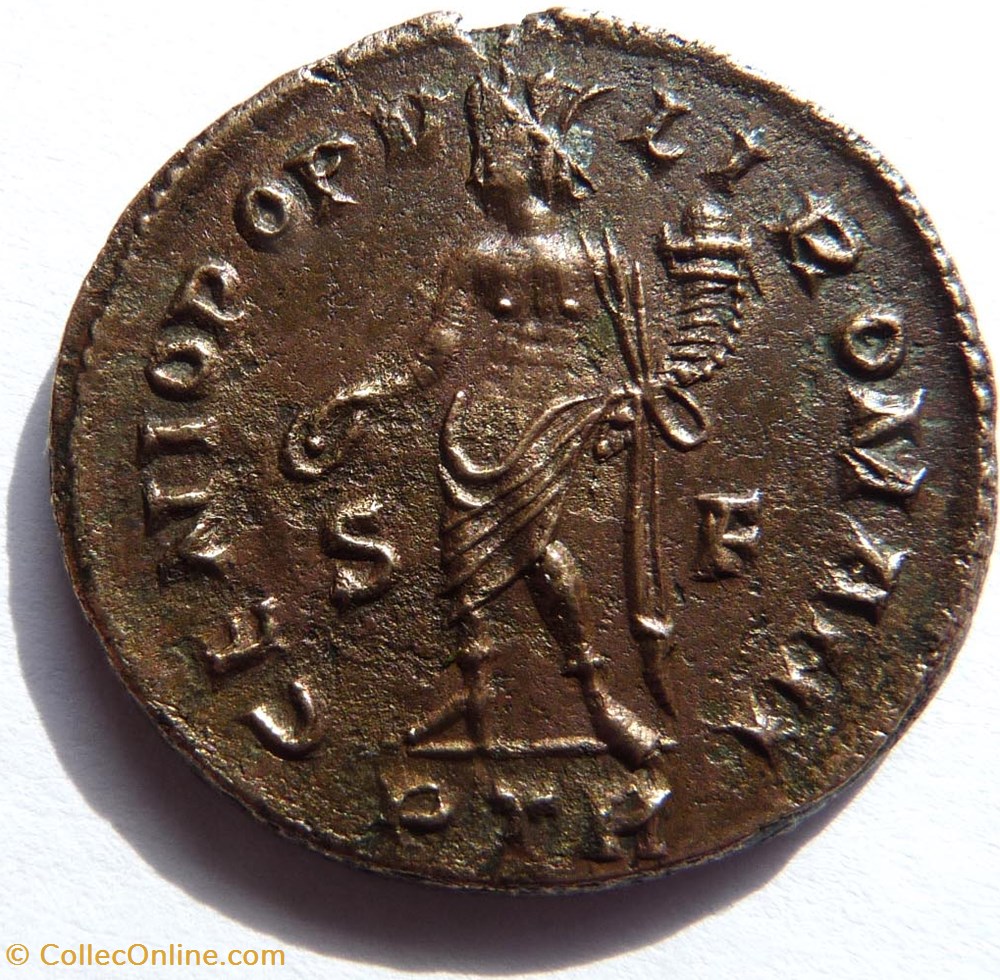 Constance Chlore Auguste 305-307/Trèves/GENIO POPVLI ROMANI monnaies antiques romaines republicaines imperiales constance chlore auguste 305 307 treves genio popvli romani