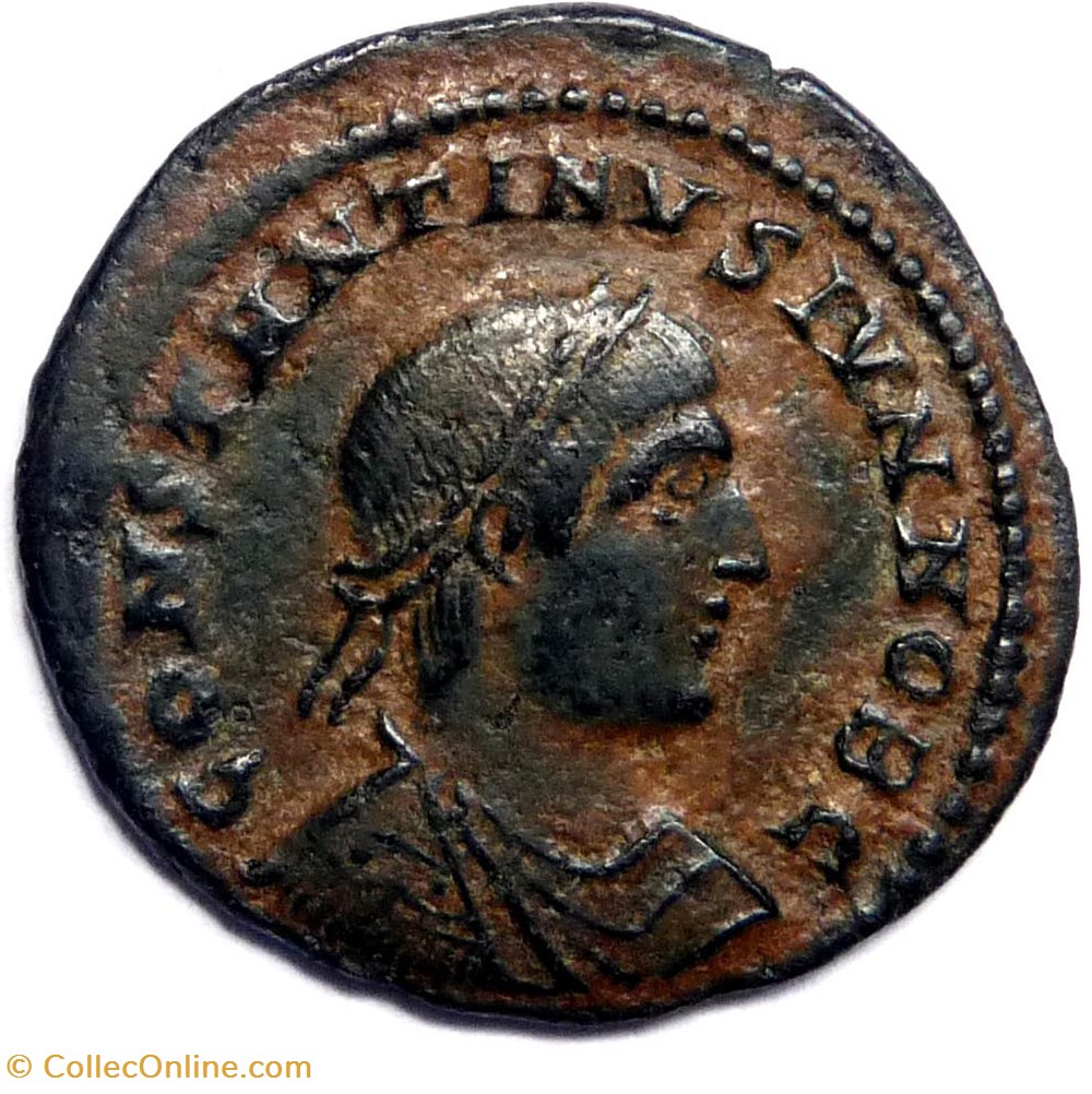 Constantin II 325-326/Héraclée/PROVIDENTIAE CAESS monnaies antiques romaines imperiales et republicaines constantin ii 325 326 heraclee providentiae caess