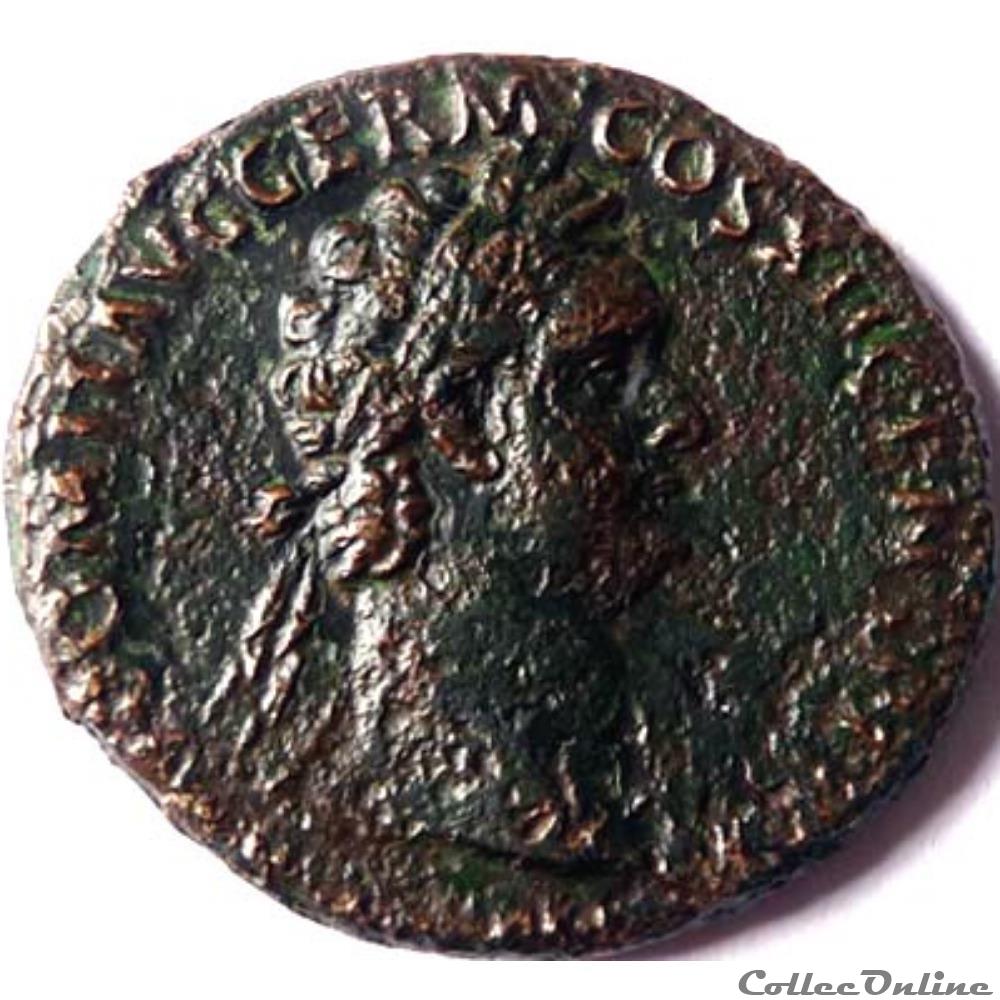 Domitien 86/As/Rome/FIDEI PVBLICAE monnaies antiques romaines imperiales et republicaines domitien 86 as rome fidei pvblicae