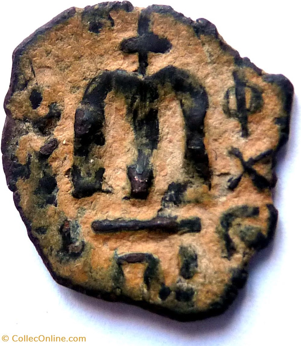 Constans II (630-668)/Califat des Rachidoune (632-661) monnaies byzantines la dynastie heracliide constans ii 630 668 califat des rachidoune 632 661