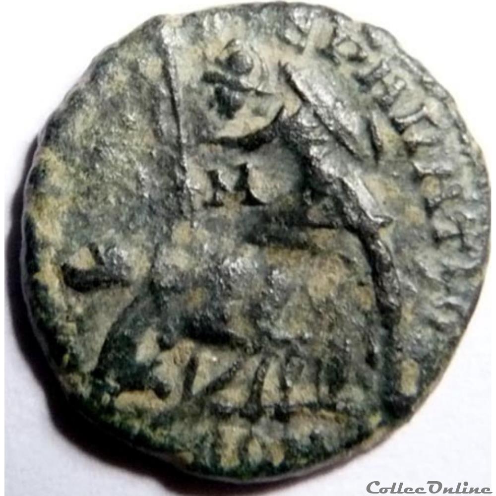 Constance II 355-358/Arles/FEL TEMP REPARATIO monnaies antiquite av jc ap romaines republicaines imperiales constance ii 355 358 arles fel temp reparatio