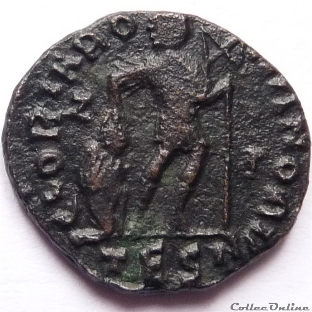 monnaie antique av jc ap romaine valentinien 364 375 thessalonique gloria romanorvm