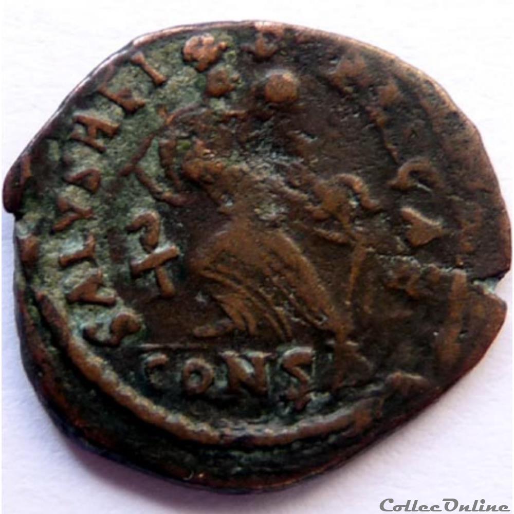 Arcadius 388-392/Constantinople/SALVS REIPVBLICAE monnaie antique av jc ap romaine arcadius 388 392 constantinople salvs reipvblicae