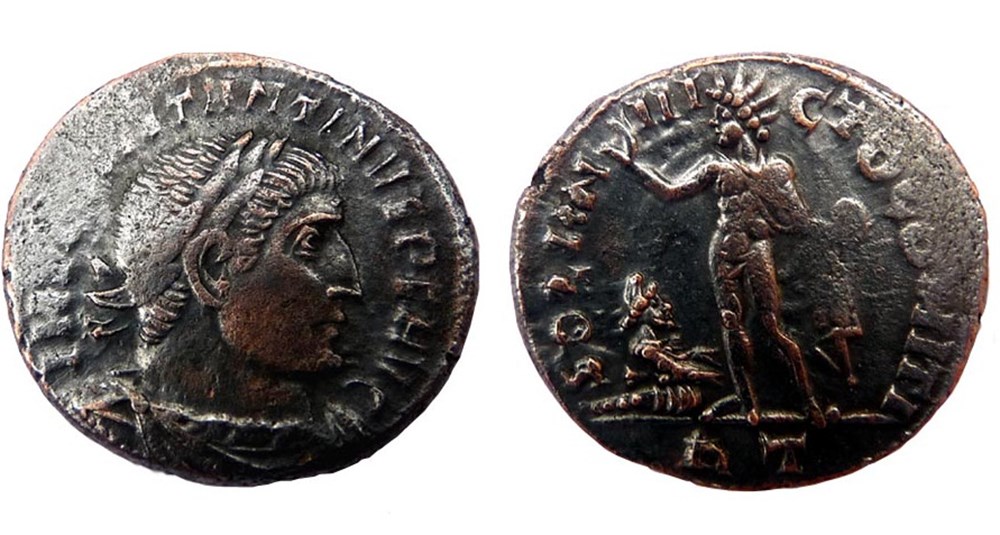 RIC 52/Constantin 1er 316-317/Rome/SOLI INVICTO COMITI monnaies antiques romaines imperiales et republicaines ric 52 constantin 1er 316 317 rome soli invicto comiti